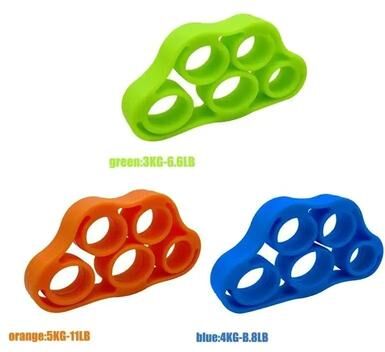 Uplifted Finds Hand Gripper Finger Expander Resistance Bands Set 3 Pcs Mixed Colors