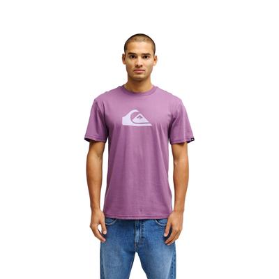 T-Shirt QUIKSILVER "Ev Comp Logo", Herren, Gr. L, grape jam, Obermaterial:100% Baumwolle, Shirts T-Shirt