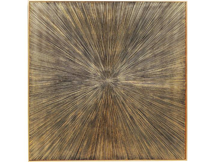 Bild mit Rahmen KARE DESIGN Objektbild Illumino 120x120cm , gold (farbe bild(er): goldfarben), B:120cm H:120cm T:4cm, Bilder, Bild mit Rahmen