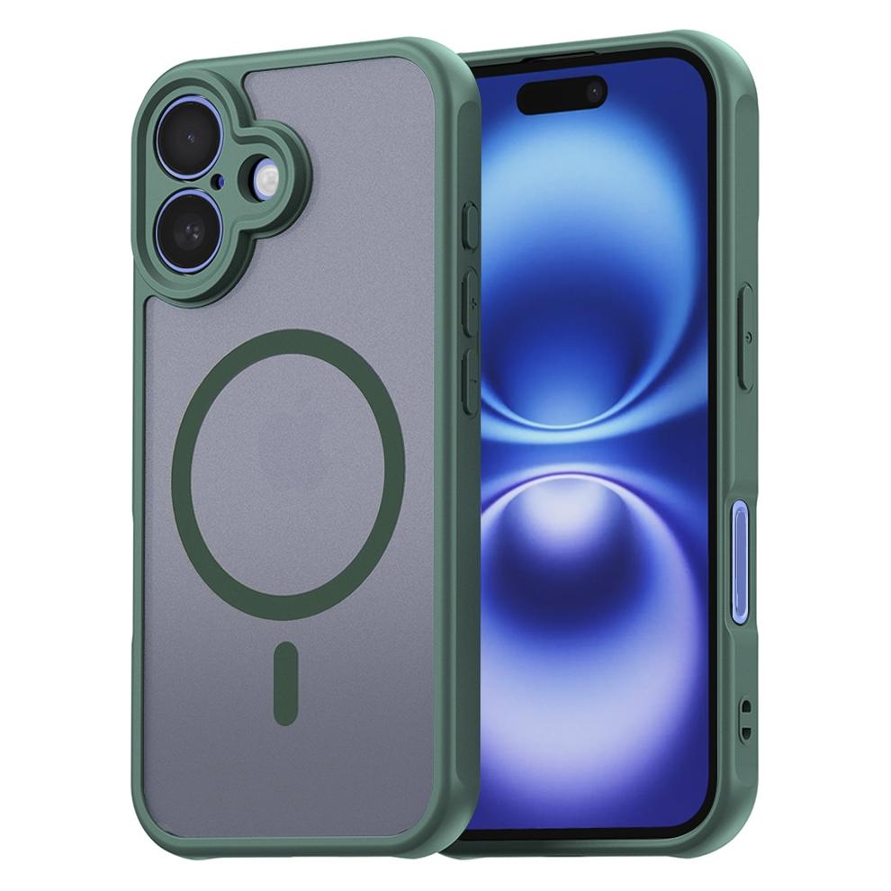 Techsuit - HaloFrost II MagSafe - iPhone 16 - Green (Apple iPhone 16) (59328827)