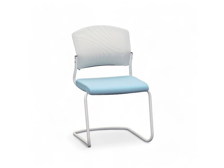 Cantilever Sitag EL100 Blue without armrests, Free swinging, New - Perfect for visitors and guests