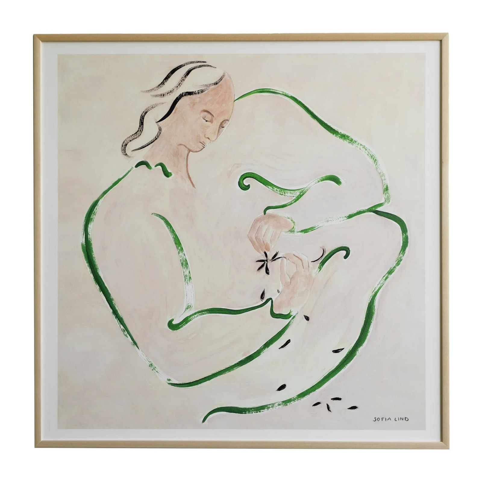 Fine Little Day Love me not illustratie poster 70 x 70 cm