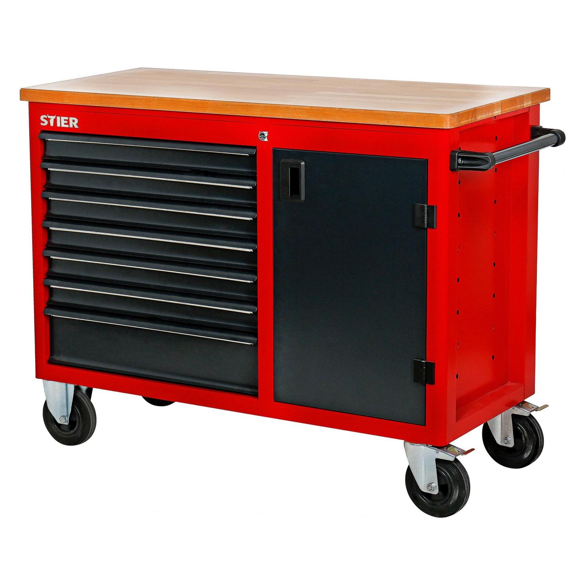 Stier Fahrbare Werkbank (112 cm, 52 cm) (65957448)