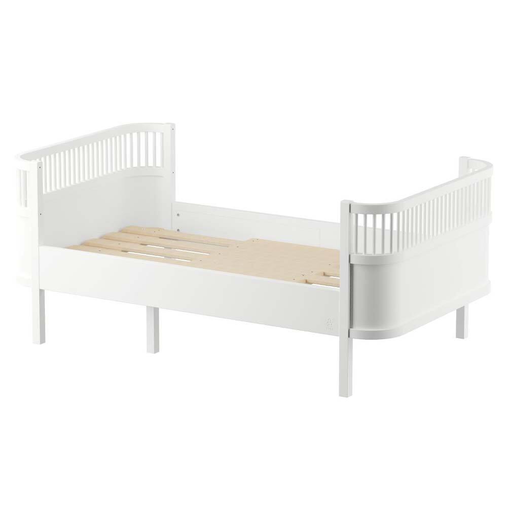 Sebra Kinderbett Junior & Grow Holz weiss
