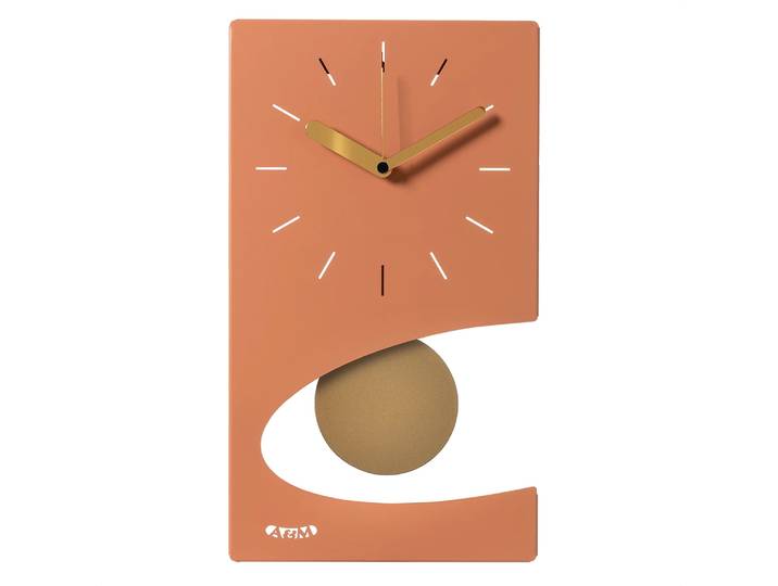 ARTI E MESTIERI horloge murale à pendule ECLIPSE (Pe - Métal verni)