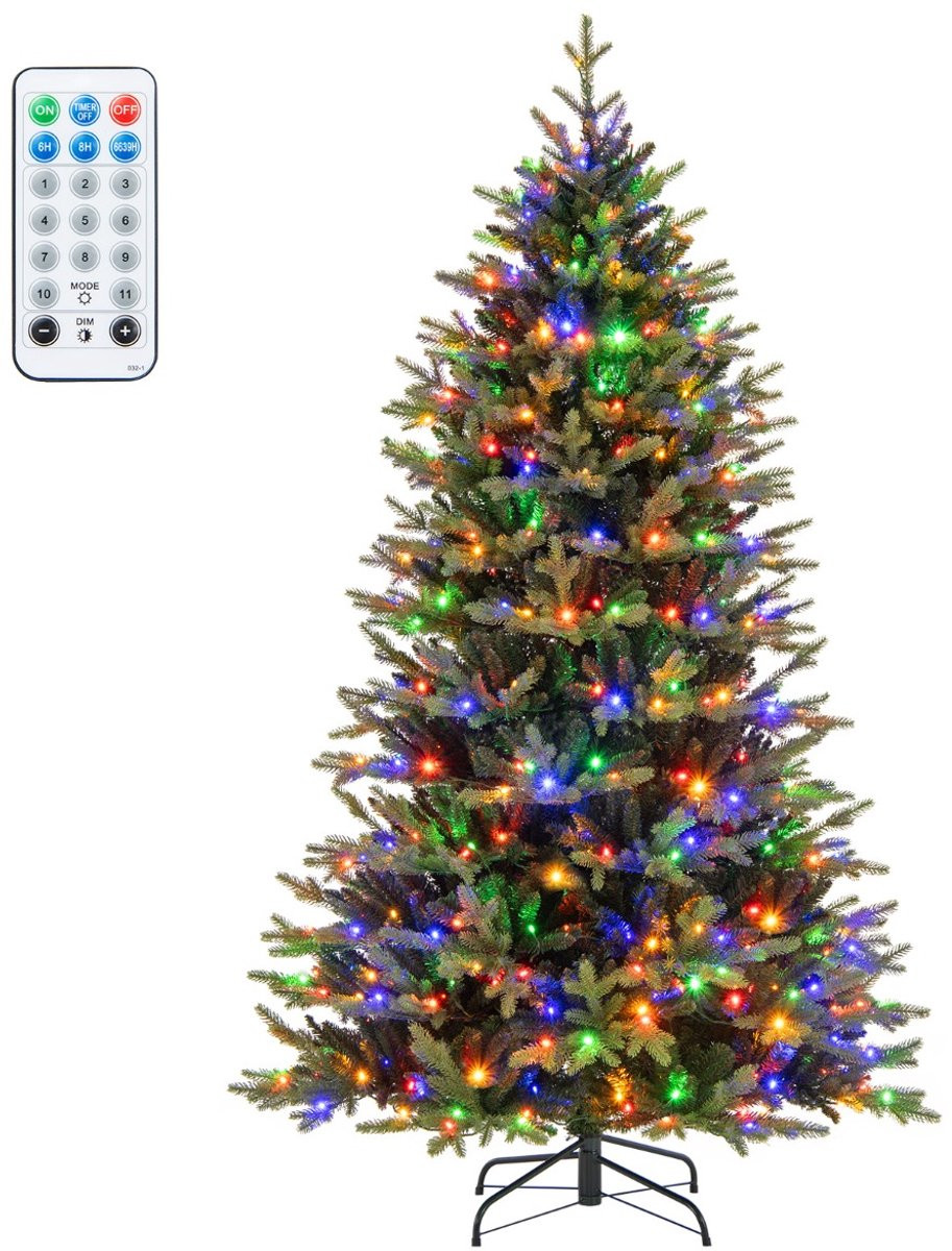 SureDeal Kunstkerstboom met vooraf geïnstalleerde groene LED-verlichting