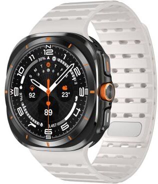 Everyday Crate Samsung Galaxy Watch Ultra Magnetic Silicone Watch Band Breathable Adjustable Sport Strap starlight