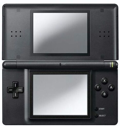 DS Lite   inkl. Spiel   Schwarz   Nintendogs - Labrador & Friends (DE Version) - Refurbished