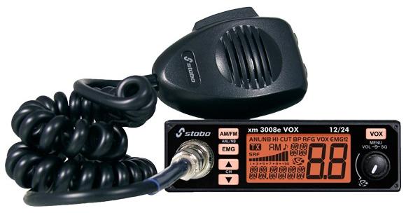 Stabo xm 3008e VOX 12/24, 80 Kanäle, Erwachsener, Unisex, LCD, 115 mm, 165 mm