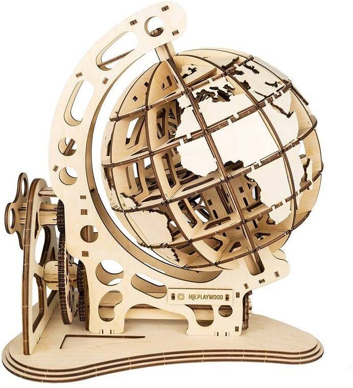 Mr Playwood Globe - maquette 3D mobile en bois