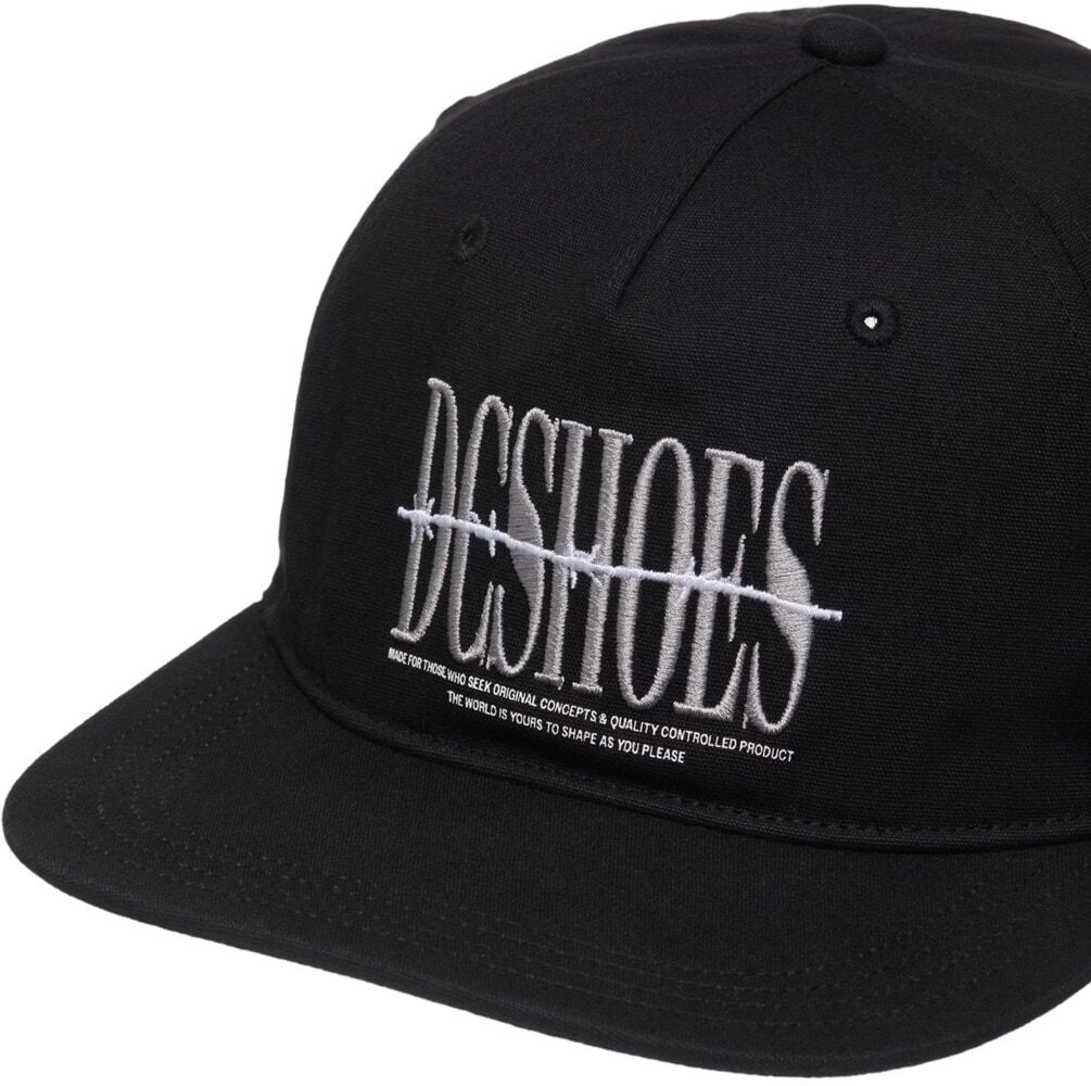 Snapback Cap DC SHOES "Centered Wire", Herren, schwarz, Baumwolle, Caps Snapback Cap