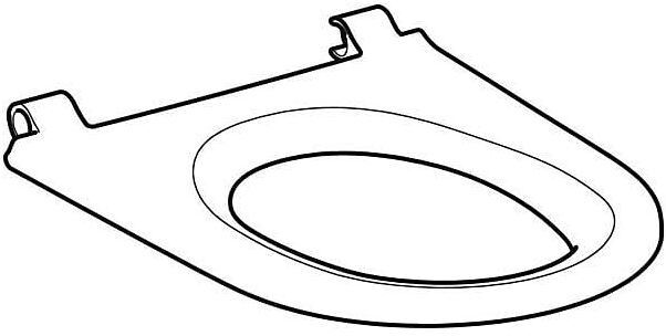 Geberit WC-Sitzring 243939111 weiß-alpin, zu AquaClean Sela