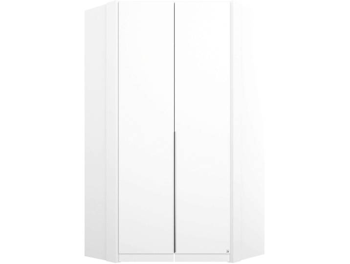 Eckkleiderschrank RAUCH Kleiderschrank Eckschrank Schrank Garderobe Ankleide MEMPHIS , weiss (weiß), B:119cm H:210cm T:106cm, Holzwerkstoff, Schränke, Eckkleiderschrank, platzsparend, viel Stauraum, voll aufgelegter Spiegel MADE IN GERMANY