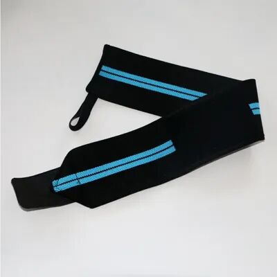 Multisell Products Hub Elastic Wristband Wrist Fixers For Powerlifting, Adjustable Wrist Straps For Men And Women blue