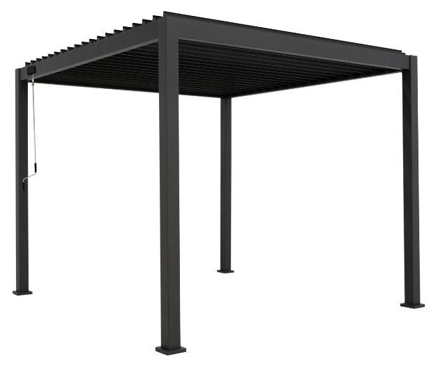 Pergola Sombra 300 x 308 x 238/251 cm Aluminium Anthrazit