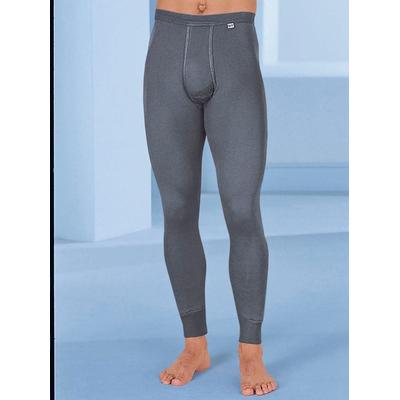 Lange Unterhose KUMPF, Herren, Gr. 9, 1 Stk., grau, 100% Baumwolle, Unterhosen Lange Unterhose