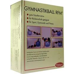 Gymnastikball Rehaforum 65cm Blau-Metallic 1 ST