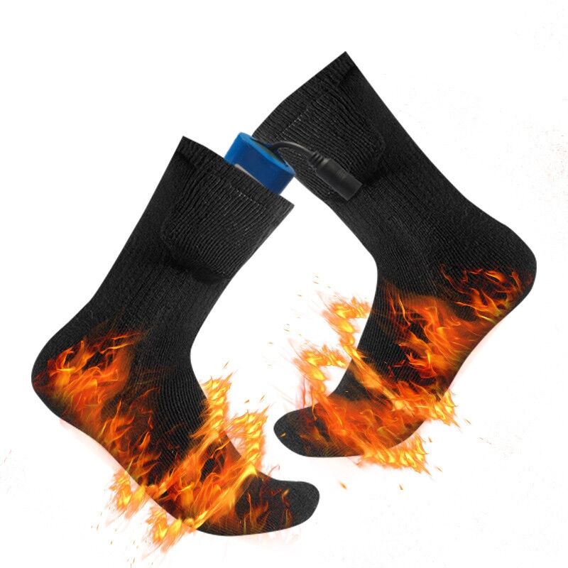 INF Beheizbare Winter Outdoor Ski- und Fahrradsocken mit Touchscreen – 1 Paar 35-41