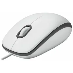 LOGITECH M100 Refresh 2022 Optical Mouse weiß, USB