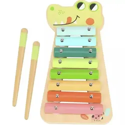 Tooky Toy: Krokodil-design Xylophon - 28 cm