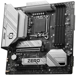 MSI B760M PROJECT ZERO (LGA 1700, Intel B760, mATX), Mainboard