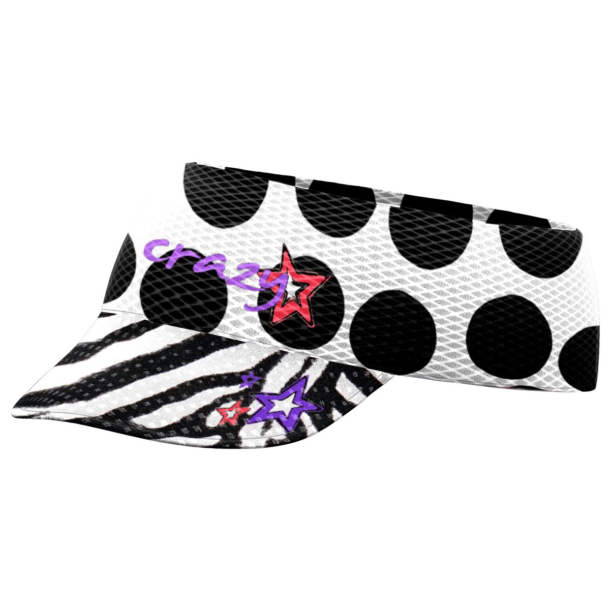 Crazy Pacman Visor black-zebra (01ZE) TU S22125042X-00 01ZE TU