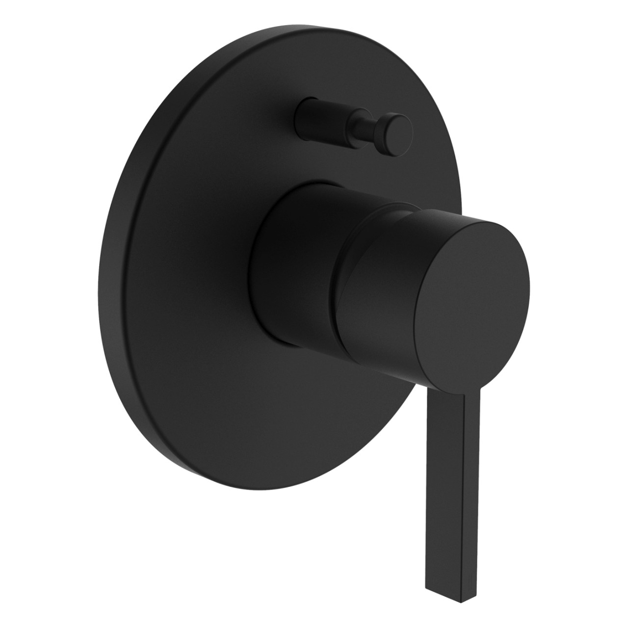 LAUFEN Einhebel-Wannenmischer Unterputz Kartell Rohrunterbrecher ohne Zubehör PVD Titanschwarz matt H3213360810101