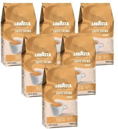 Lavazza - Caffe Crema Dolce Kaffeebohnen 6 X 1 Kg - MaxiCoffee