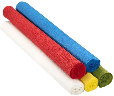 Floristen-Krepp-Papier, 50 cm x 2,5 m, 5 Rollen