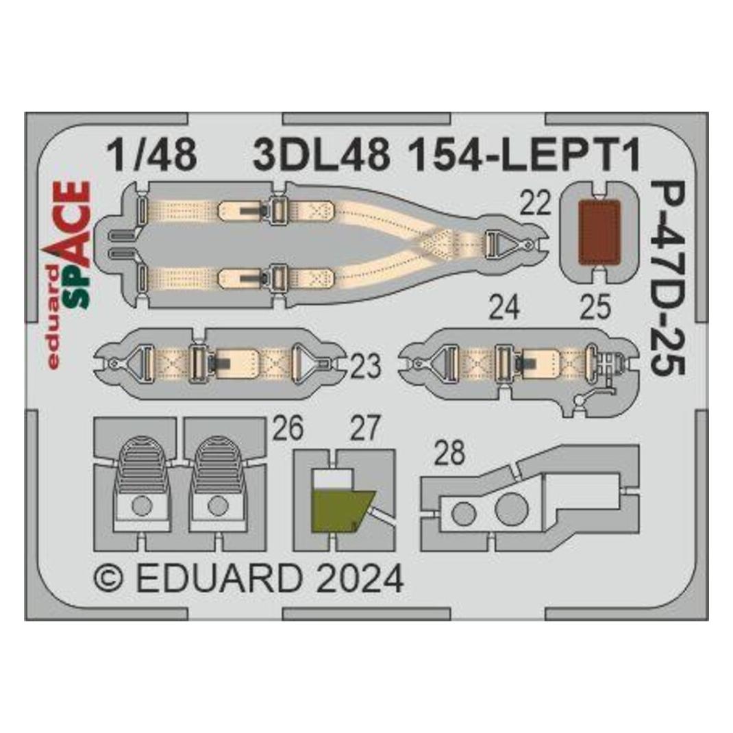 Eduard P-47D-25 SPACE 1/48 (3DL48154)