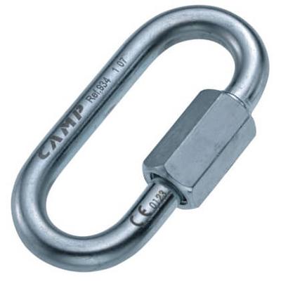 C.A.M.P. - Oval Quick Link - Schraubglied (verzinkt) Gr 8 mm