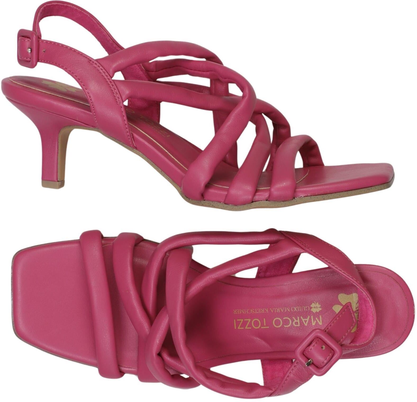 Marco Tozzi Damen Sandalen, Pink, Gr. EU 40, Kunstleder - Second Hand