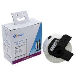 G&G Etiketten Kompatibel ersetzt Brother DK-11201 29 x 90 mm Thermodirekt Papier Weiß 400 St. Permanent haftend Adress-Etiketten ET-B-G-11201