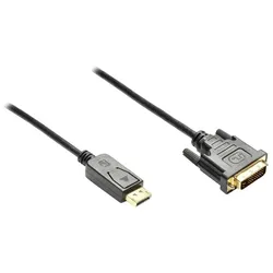 Alcasa DP - DVI-D 5m DisplayPort Schwarz