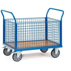 Vierwandwagen 1550, Tragkraft 500kg - blau