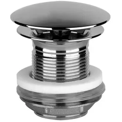 Gessi  Ablaufventil 1 1/4 mit offenem Ablauf für Becken ohne Überlauf, Schaftlänge 60mm, 1376, 01376149, Farbe: Finox Optik