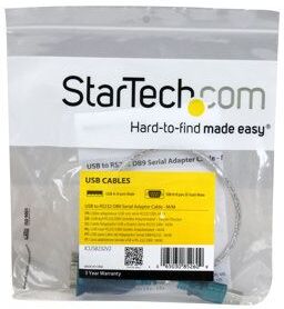 Startech.com 1 port usb to rs232 db9 serial adapter cable - m/m