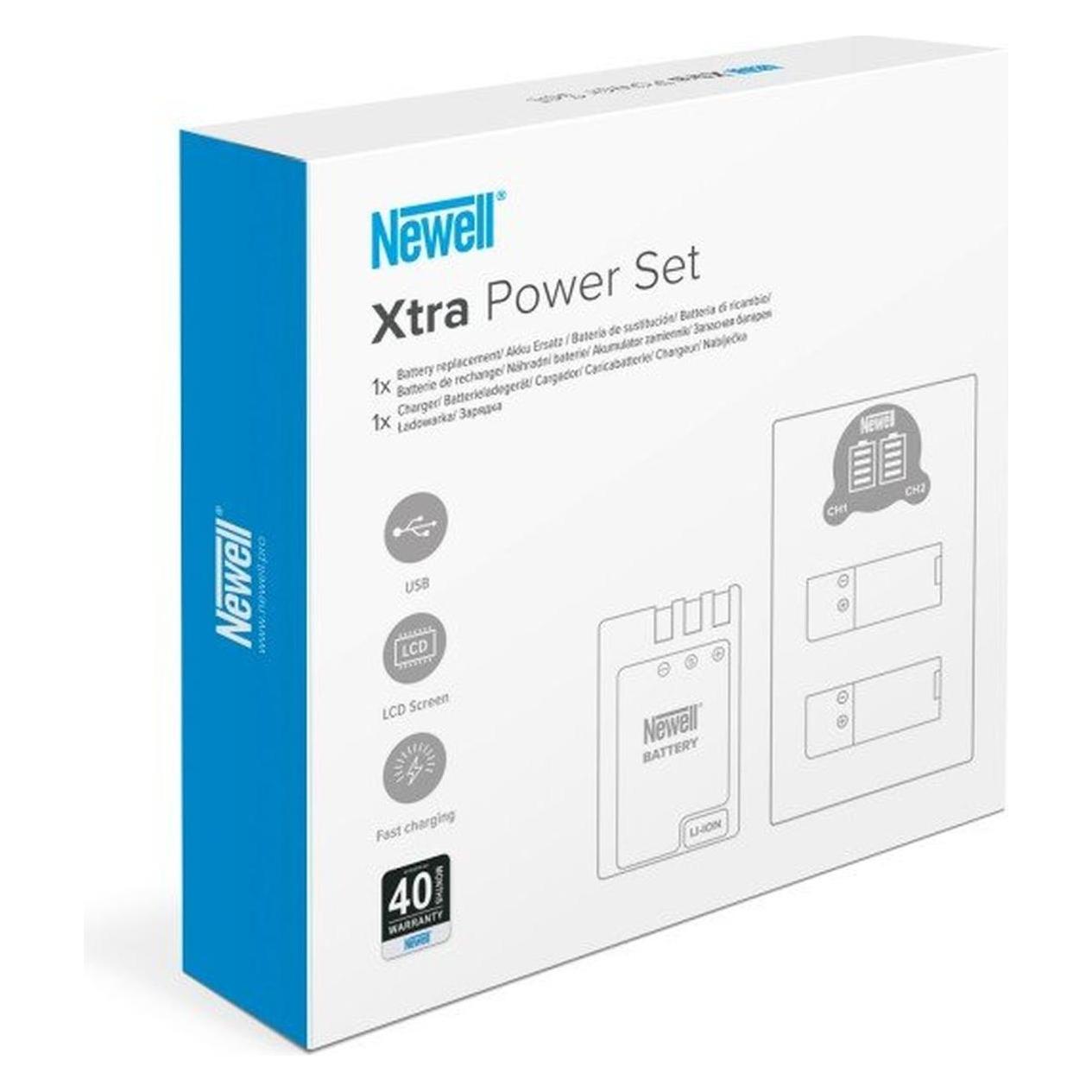 Newell Akku wie NP-FW50 mit Double Charger USB-C für Sony (Kamera Akku Ladegerät) (36991671)