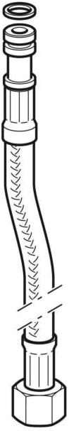 Panzerschlauch KW HyTronic185/186 242242001 zu Geberit WT-Armaturen Typen 185/186