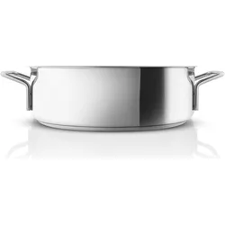Eva Solo Eva Trio - Sauté pan 28 cm Stainless steel with 2 handles (202429), Pfanne + Kochtopf, Silber