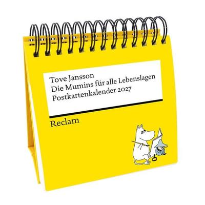 Die Mumins für alle Lebenslagen. Postkartenkalender 2027