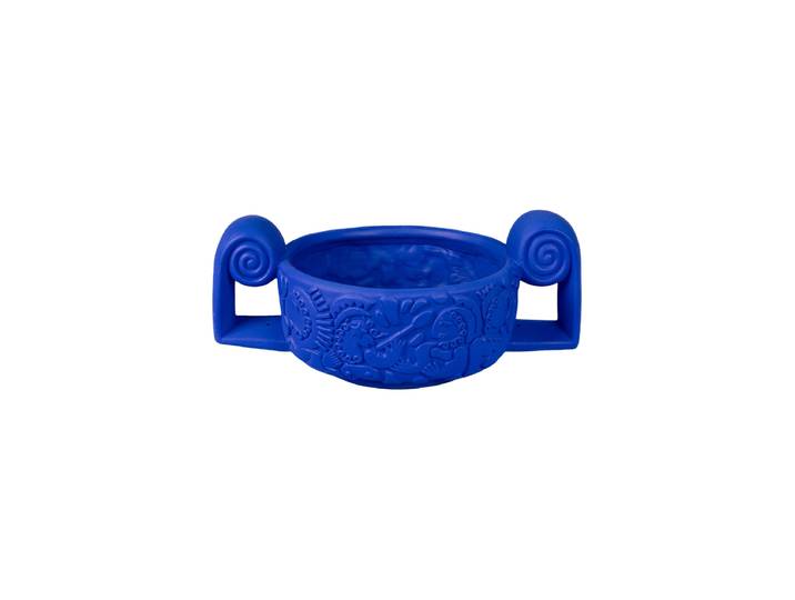 In- & Outdoor Design Blumentopf „Magna Graecia Centerpiece“ Blau Seletti