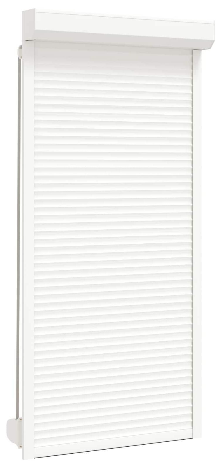 Rollladen Weiß 100 x 210 cm Aluminium und Polyurethan