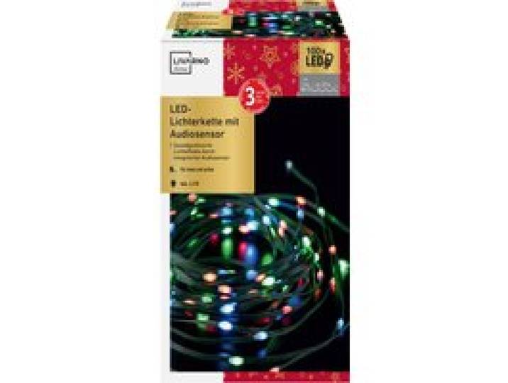 LIVARNO HOME Guirlande lumineuse à LED avec capteur audio (Vert)