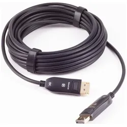 Shiverpeaks -BASIC-S--Displayportkabel-Optisches DisplayPort Kabel, Rev1, 8K, 40m (50 m), Videokabel, Schwarz