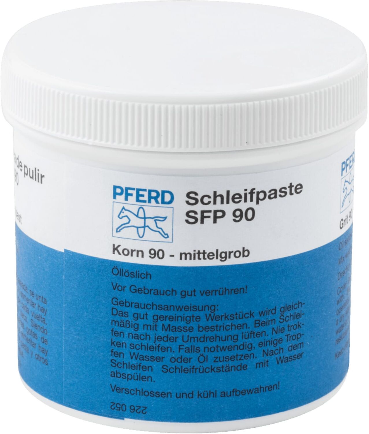 PFERD TOOLS Schleifpaste SFP 250g Körnung SIC 90 250g zum Fein-und Einschleifen von Ventilen und Lagern (44220090)
