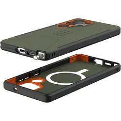 UAG Civilian Pro (Samsung Galaxy S25 Ultra), Smartphone Hülle, Grün, Orange