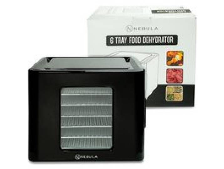 Déshydrateur daliments - NEBULA - 6 plateaux - Acier inoxydable - Température réglable 35-70C - Minuterie 48h
