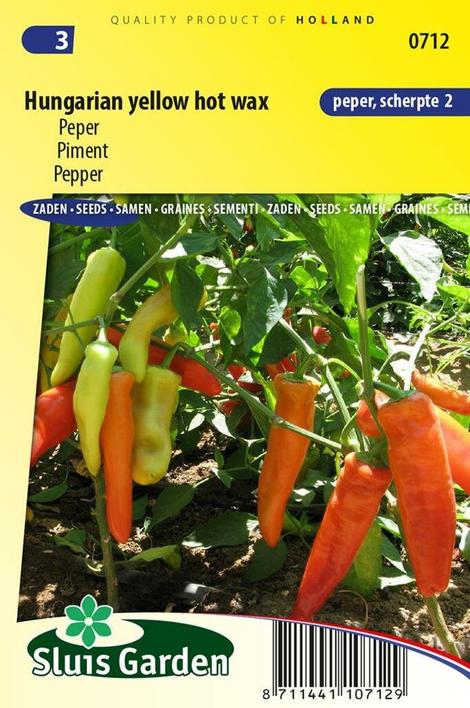 Sluis Garden Hungarian Yellow Hot Wax Peperzaden
