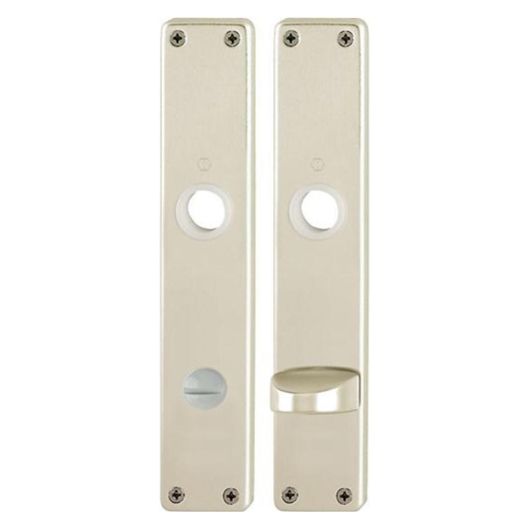 Hoppe Langschildpaar 202SP F2 / neusilberfarbig F2 SK/OL 78 mm (Türschildgarnitur) (6030753)